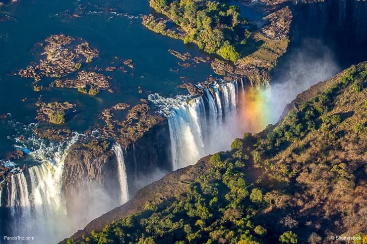 دریاچه Victoria در زامبیا و زیمبابوه