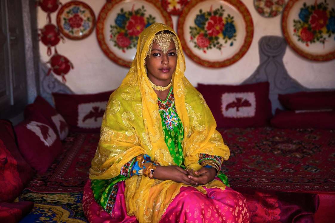 عکاسی پرتره از زنان - اتیوپی زنی پوشش محلی